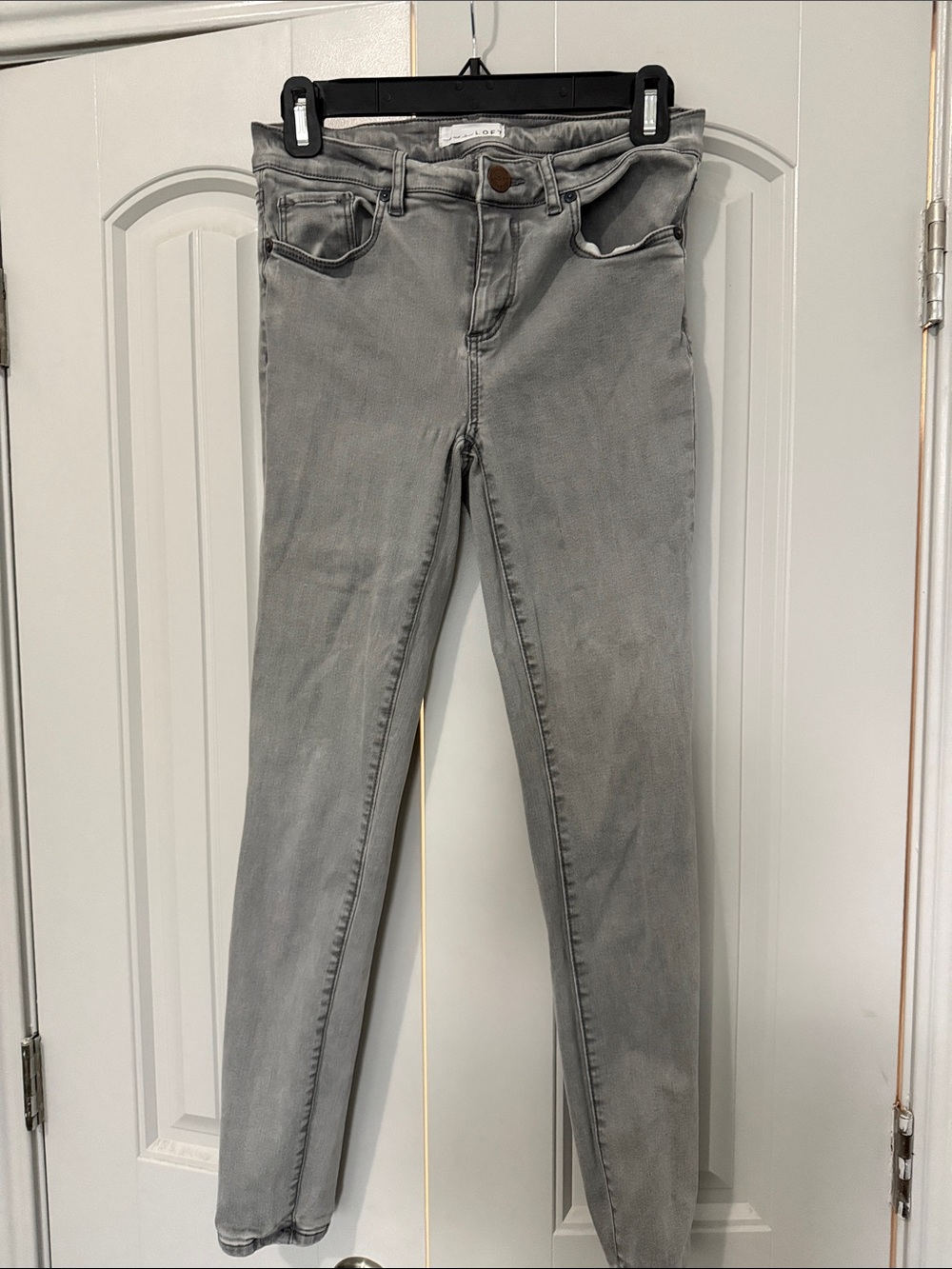 LOFT Light Grey Skinny Jeans